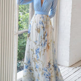 Peniel | Élégante Robe Maxi à Fleurs