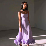 Eliana | Robe Longue Élégante avec Volants