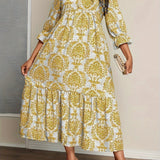 Molly - Robe Bohème à Motifs Mosaïques
