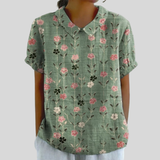 Elegant Comfort Floral Top