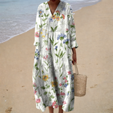 Robe d'Été Imprimée Élegante