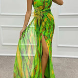 Mia | Vibrant Draped Robe