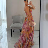 Elara | Robe Maxi Élégance Florale