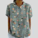 Elegant Comfort Floral Top