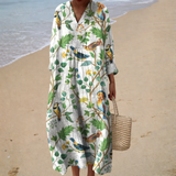 Robe d'Été Imprimée Élegante