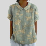 Elegant Comfort Floral Top