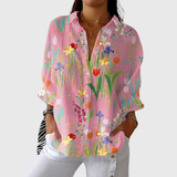 Colorful Lightweight Printed Blouse