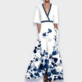 Eliana | Élégante Robe A-Line Fleurie