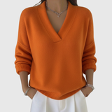 Faye | Pull décontracté doux à col V