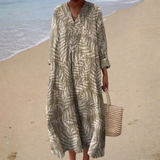 Robe d'Été Imprimée Élegante