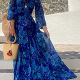 Luna | Robe Maxi Imprimée Fleurie