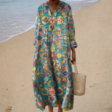 Robe d'Été Imprimée Élegante