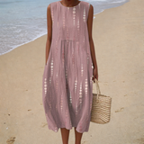 Robe d'Été Sans Manches Ultra Confortable