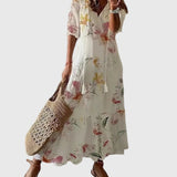 Amalia | Robe Maxi Vintage d'Été au Style Boho