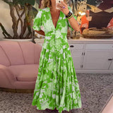 Floriana - Robe à Fleurs Éclatantes