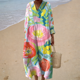 Robe d'Été Imprimée Époustouflante