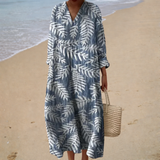 Robe d'Été Imprimée Élegante