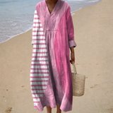 Robe d'Été Imprimée Élegante