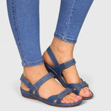 Avrie - Sandales Plates Confortables