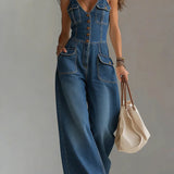 Sophie | Combinaison en denim ample