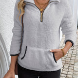 Juliette | Sweat à capuche zippé mi-long