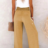 Riana - Pantalon Détendu Taille Haute