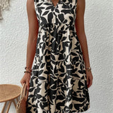 TASHA | Robe Midi Fluide Évasée