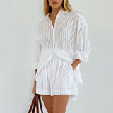 Viola - Ensemble Chemise Boutonnée et Short Aéré
