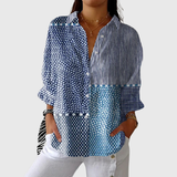 Blouse légère et colorée à motifs