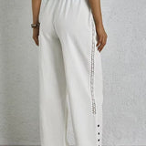 Shania - Pantalons Relaxed avec Boutons