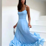 Eliana | Robe Longue Élégante avec Volants