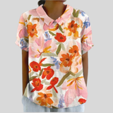 Elegant Comfort Floral Top