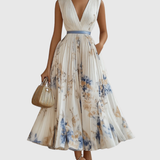Rowella | Élégante Robe Maxi Plissée