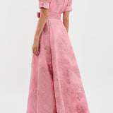 Aria | Robe Bouffante à Manches Courtes