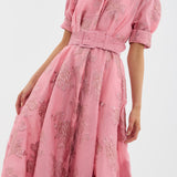 Aria | Robe Bouffante à Manches Courtes