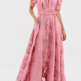 Aria | Robe Bouffante à Manches Courtes