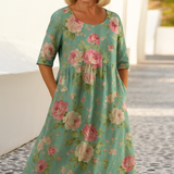 Relaxed Midi Dress - Luna