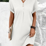Carina - Robe Printanière à Col en V