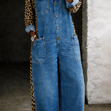 Amanda | Combinaison chemise en jean