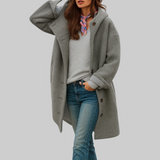 Freja | Manteau Quotidien Confortable à Longueur Moyenne