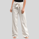 Joleen - Pantalon de Détente Femme avec Cordon et Taille Élastique