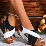 Nicole | Bicolored Orthopedic Sandals