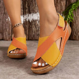 Nicole | Bicolored Orthopedic Sandals