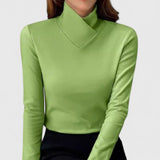 Clair | Élégant Pull Col Montant