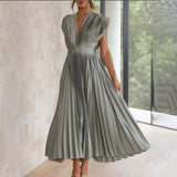 Marni | Robe Midi Plissée Classique