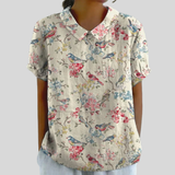 Elegant Comfort Floral Top