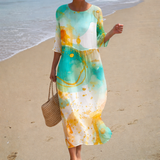 Chic et Confortable Robe Longue Fluide