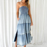 Soline | Robe longue en denim