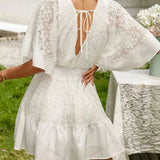 Carole - Robe Bohémienne en Dentelle