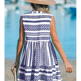 Katrina - Robe d'Été à Motif Géométrique